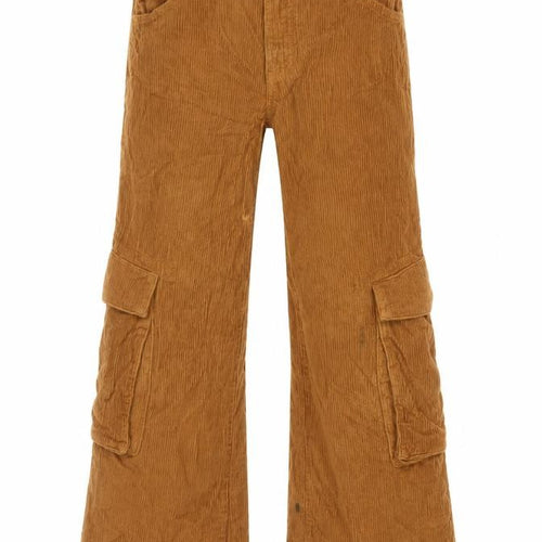 BDG Womens Brown Cotton Trousers Size XS L27 in Regular Zip