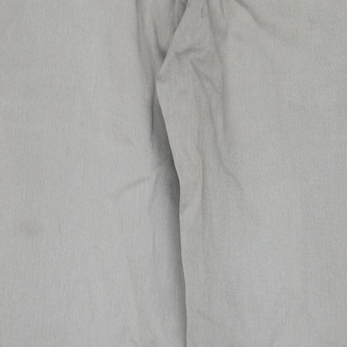Republic Mens Grey Cotton Straight Jeans Size 32 in L31 in Regular Button