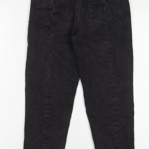 Denim Edition Womens Black Cotton Straight Jeans Size 26 in L25 in Regular Zip