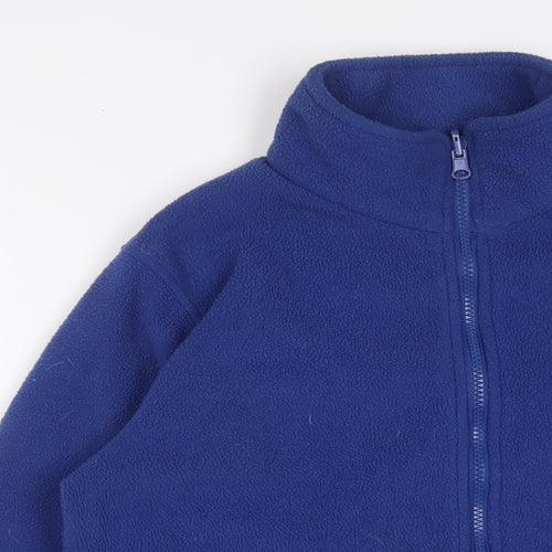 Regatta Womens Blue Jacket Size 14 Zip - Zip Pockets