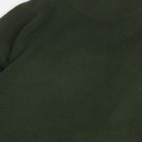 David Taylor Mens Green Jacket Size XL Zip - Zip Pockets