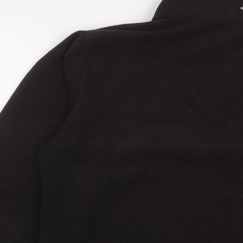 Regatta Womens Black Polyester Pullover Sweatshirt Size 14 Zip