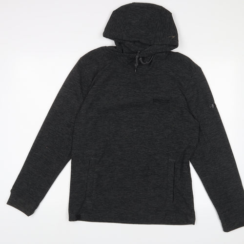 Regatta Mens Grey Polyester Pullover Hoodie Size S