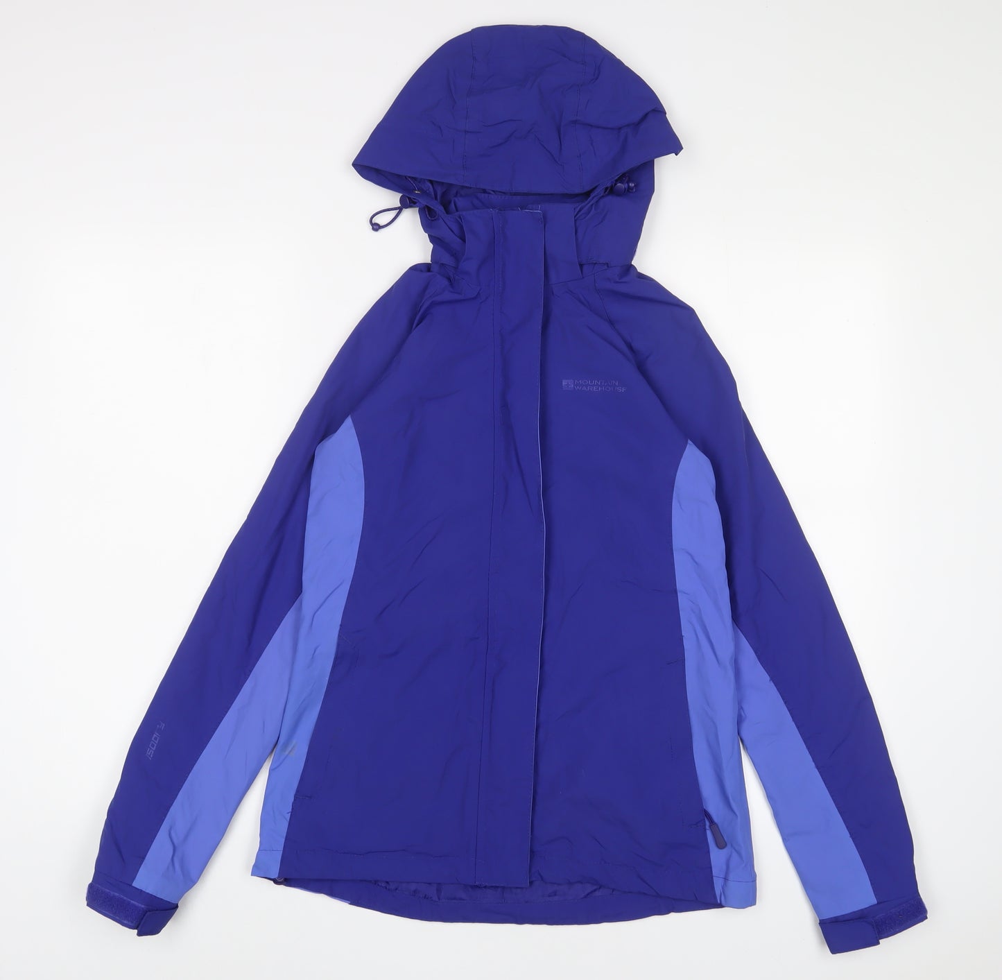 Mountain Warehouse Womens Purple Rain Coat Coat Size 8 Zip - Zip Pockets