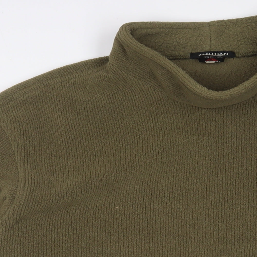 Lowe Alpine Mens Green Polyester Pullover Sweatshirt Size L