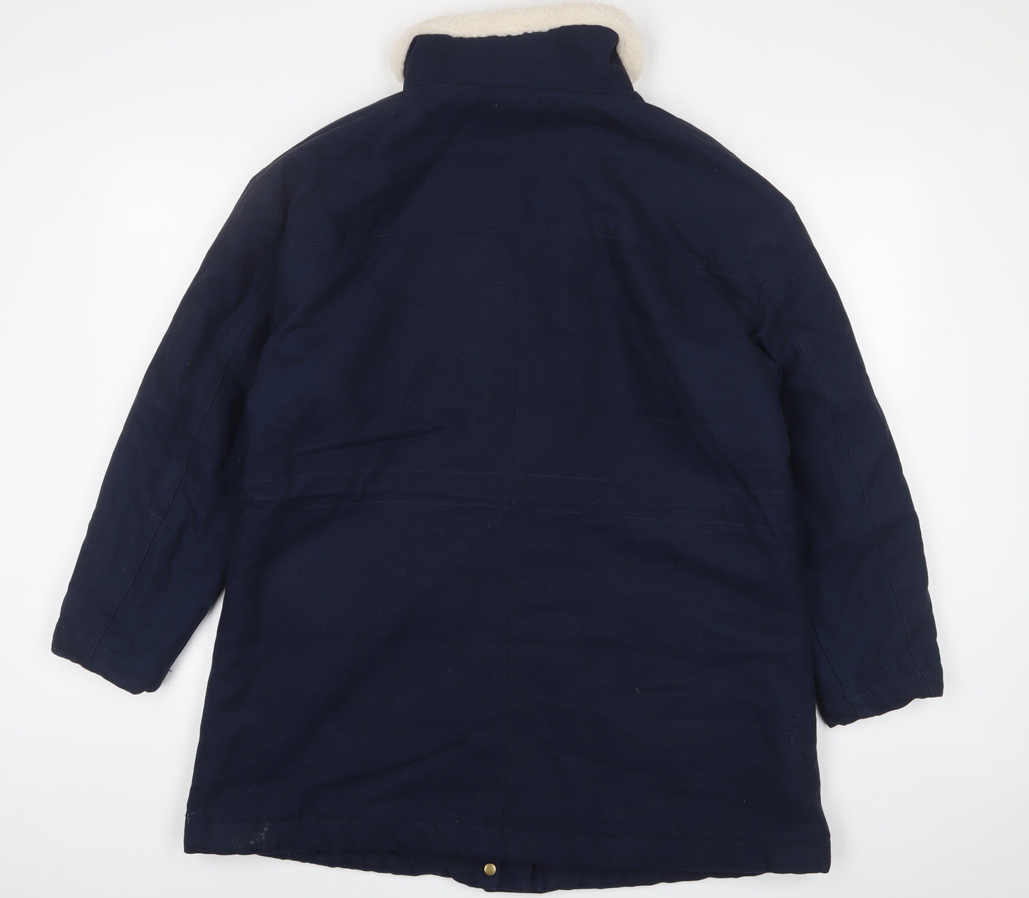 Per Una Womens Blue Jacket Size 14 Snap