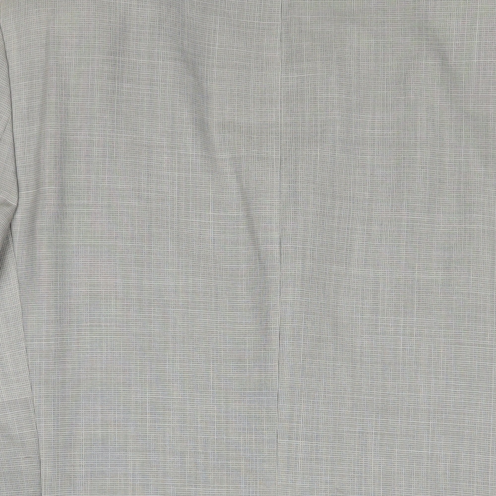 Marks and Spencer Mens Grey Wool Jacket Suit Jacket Size 40 Regular - Inside Pockets