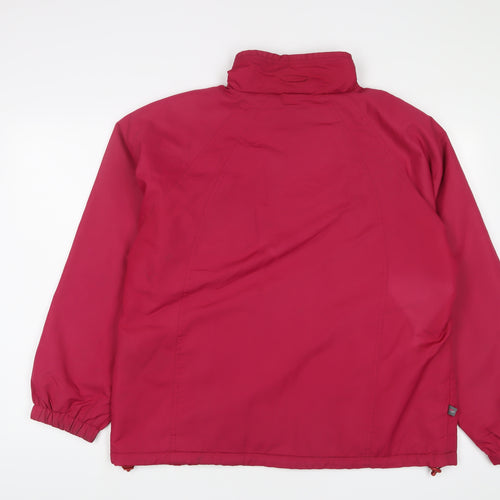 Mountain Life Womens Pink Jacket Coat Size 16 Zip - Zip Pockets
