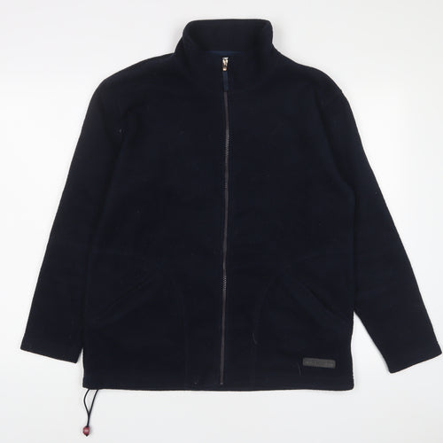 ALIBI Mens Blue Jacket Size M Zip - Zip Pockets
