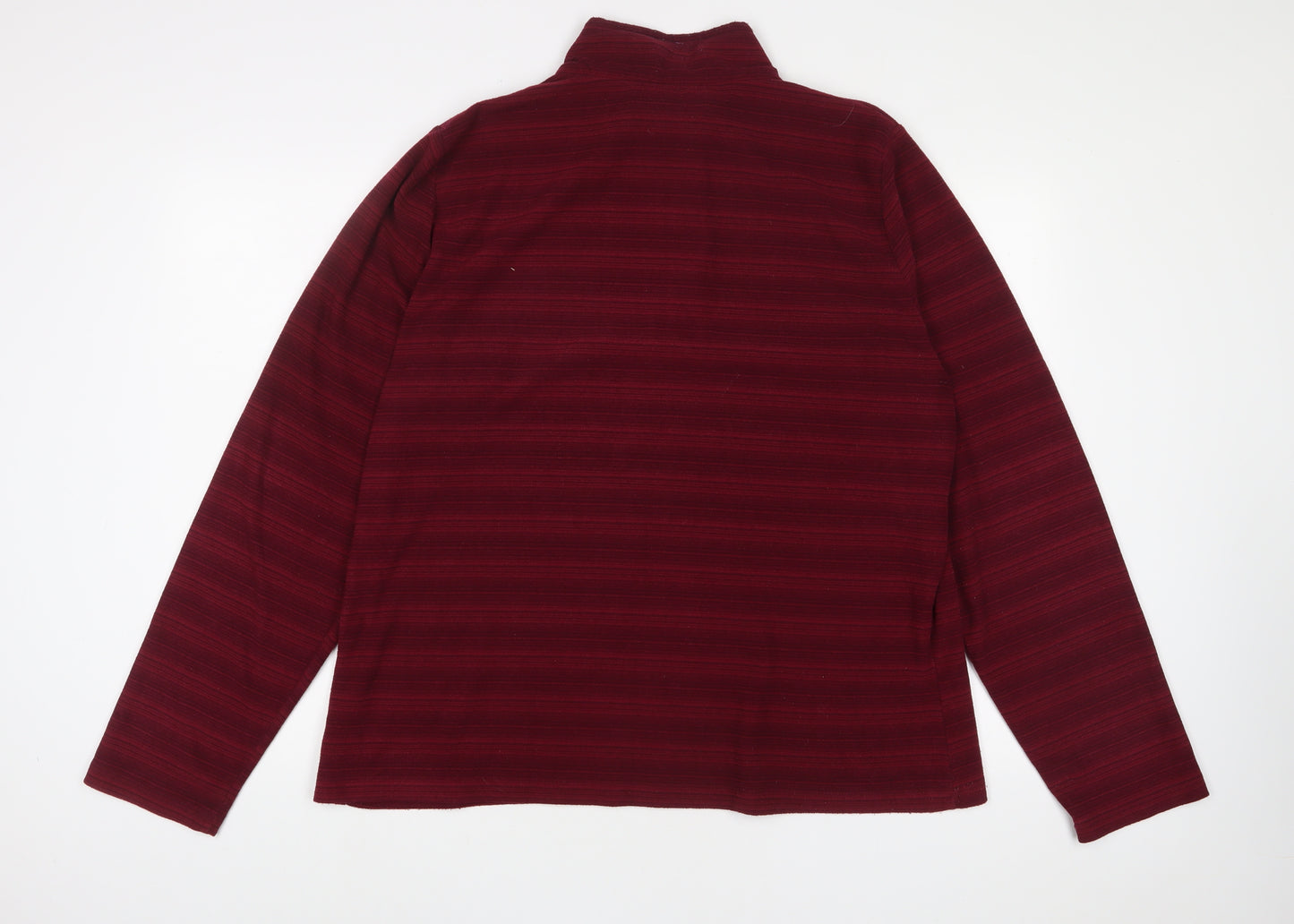 Hi Gear Womens Pink Polyester Pullover Sweatshirt Size 22 Zip