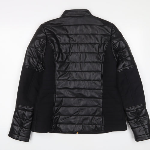 US Polo Assn. Womens Black Jacket Size 14 Zip - Zip Pockets