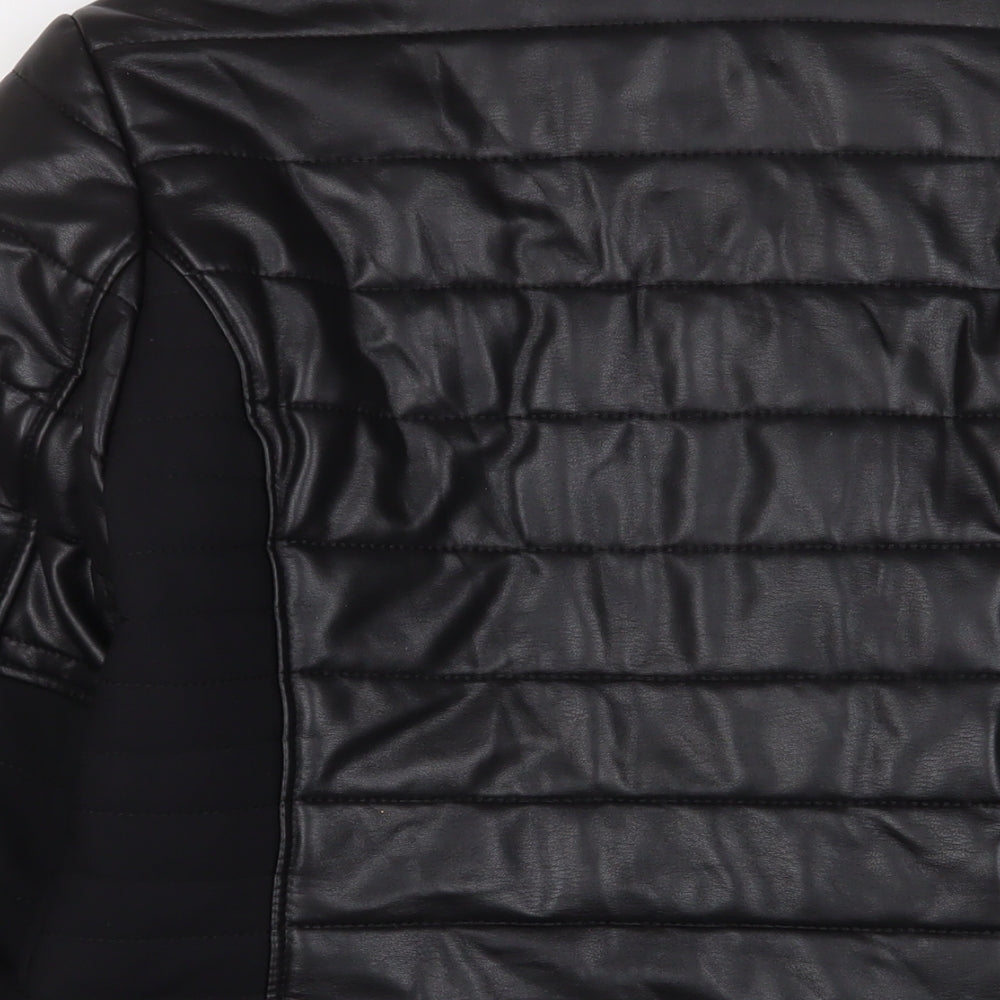 US Polo Assn. Womens Black Jacket Size 14 Zip - Zip Pockets