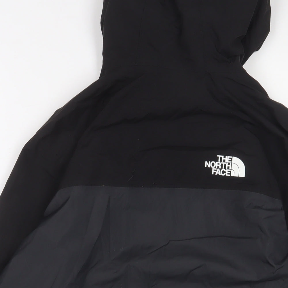 The North Face Boys Black Jacket Coat Size 14 Years Zip