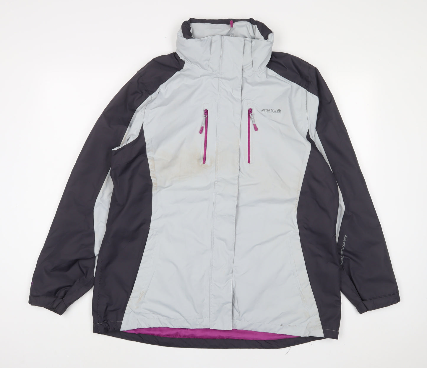 Regatta Womens Blue Jacket Coat Size 18 Zip - Zip Pockets