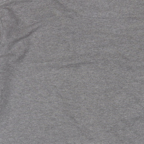 Lyle & Scott Mens Grey Cotton Pullover Sweatshirt Size M - Logo, Embroidered
