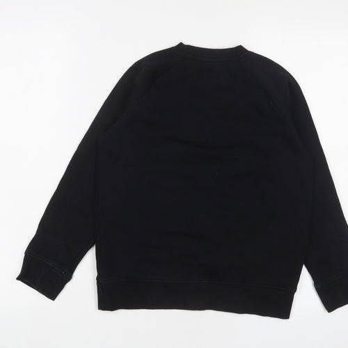 NEXT Boys Black Cotton Pullover Sweatshirt Size 10 Years Pullover