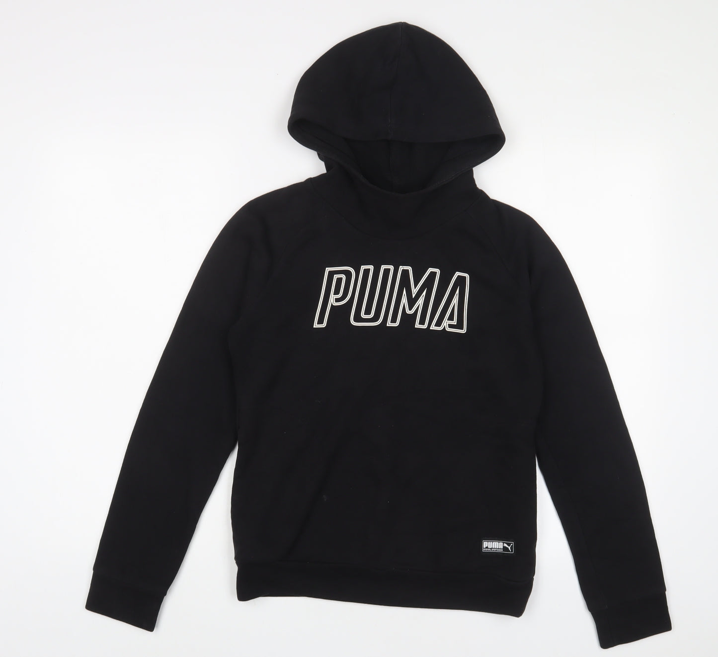 Per Una Womens Black Cotton Pullover Hoodie Size XS Pullover - Logo