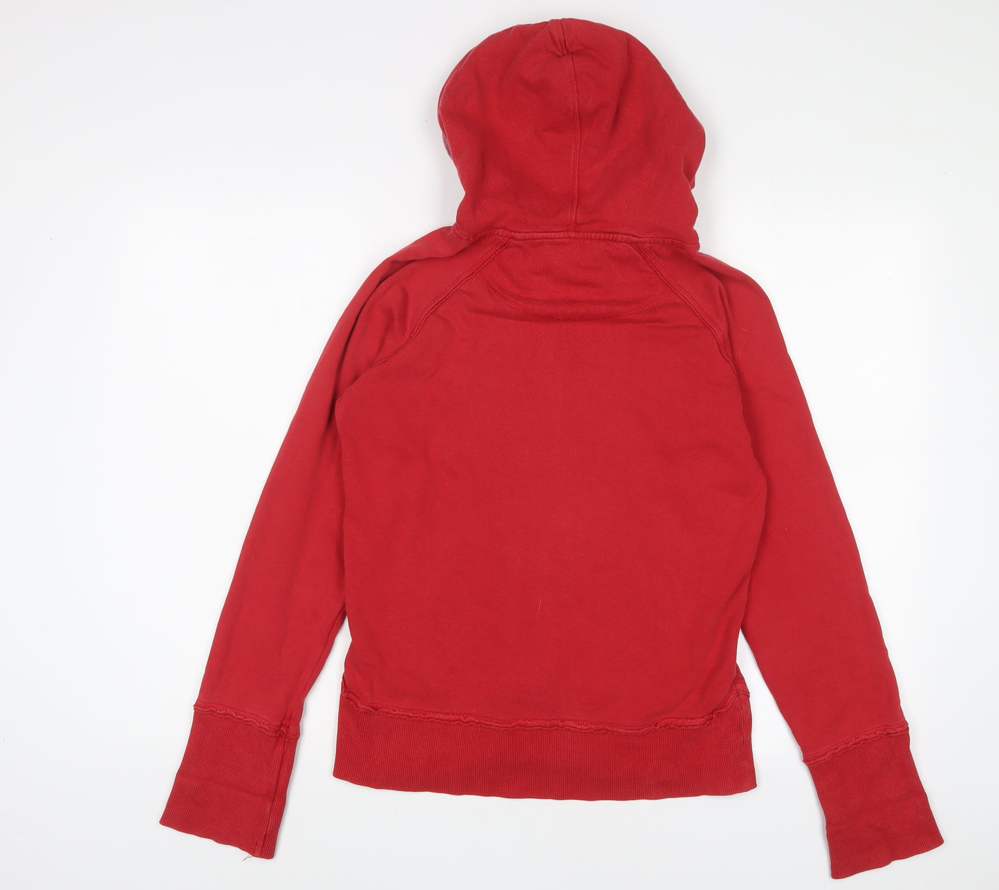 NEXT Womens Red Cotton Pullover Hoodie Size 10 Pullover