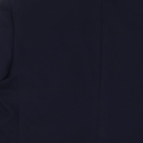 Marks and Spencer Mens Blue Polyamide Jacket Suit Jacket Size 44 Regular