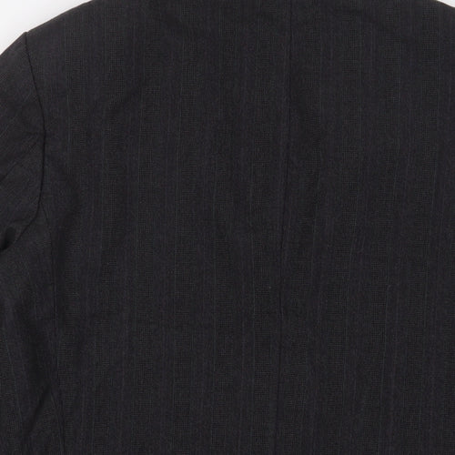 Marks and Spencer Mens Grey Wool Jacket Suit Jacket Size 40 Regular - Inside Pockets