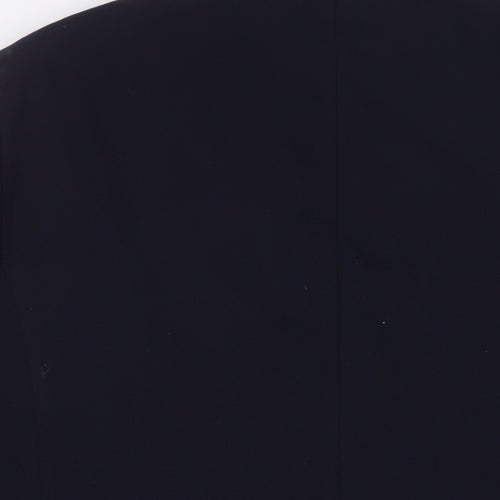 Marks and Spencer Mens Blue Wool Jacket Suit Jacket Size 44 Regular - Inside Pockets