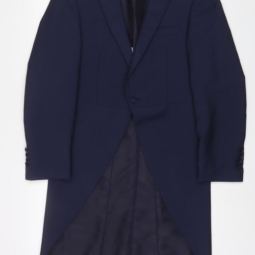WILVORST Womens Blue Jacket Blazer Size 10 Button