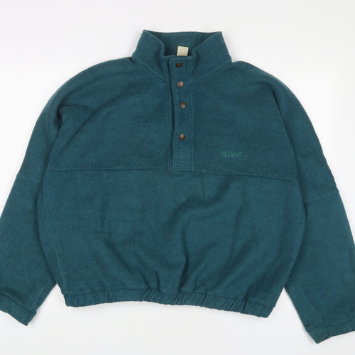Colmar Womens Blue Polyester Pullover Sweatshirt Size XL Snap - Cropped