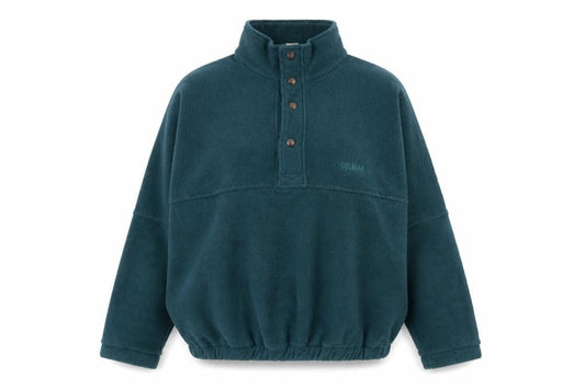 Colmar Womens Blue Polyester Pullover Sweatshirt Size XL Snap - Cropped