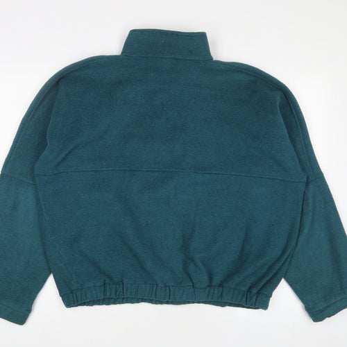 Colmar Womens Blue Polyester Pullover Sweatshirt Size XL Snap - Cropped