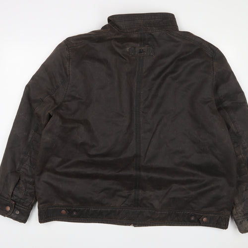 MANTARAY PRODUCTS Mens Brown Jacket Size 2XL Zip - Pockets