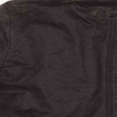 MANTARAY PRODUCTS Mens Brown Jacket Size 2XL Zip - Pockets
