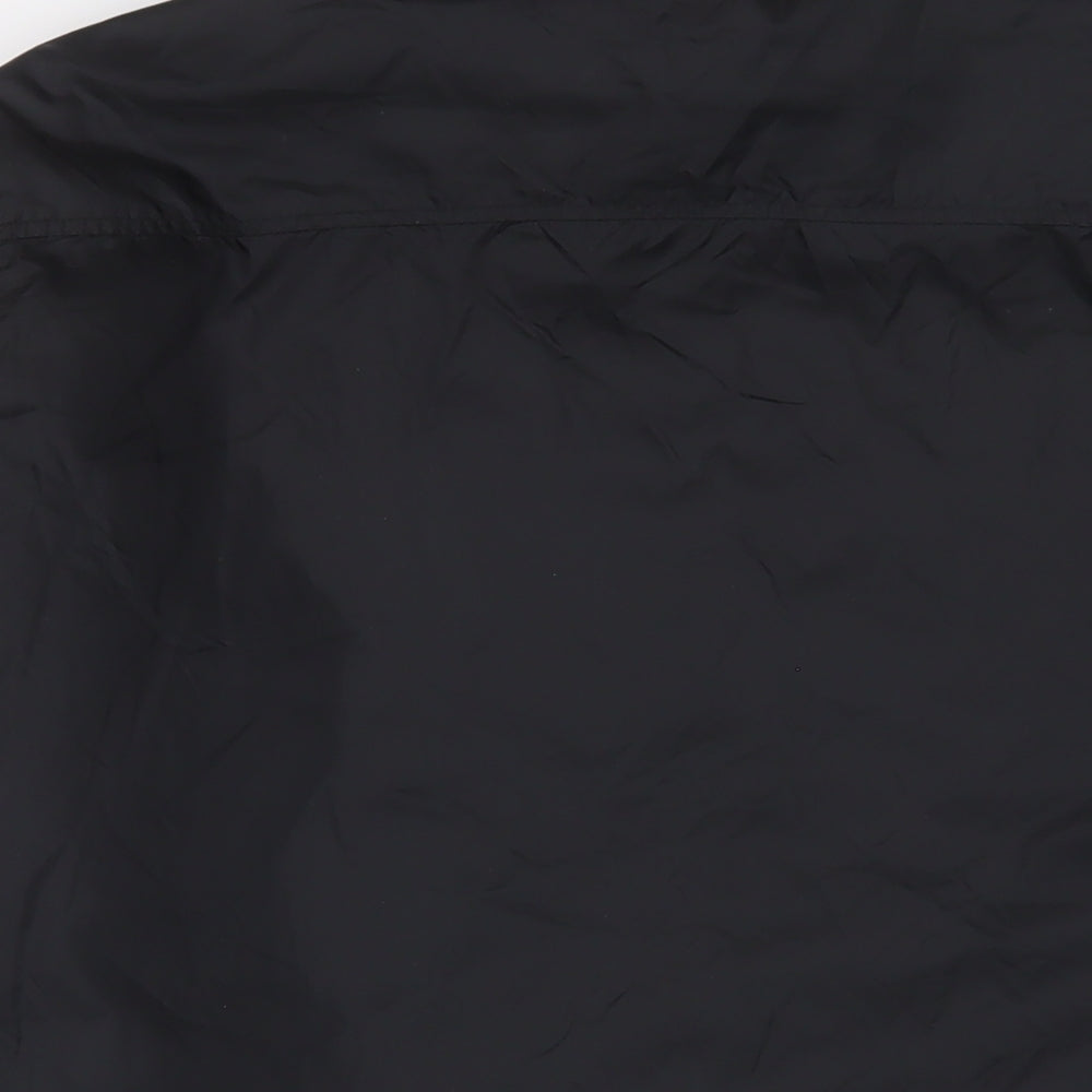 Unstable Womens Black Striped Jacket Size L Zip - Zip Pockets