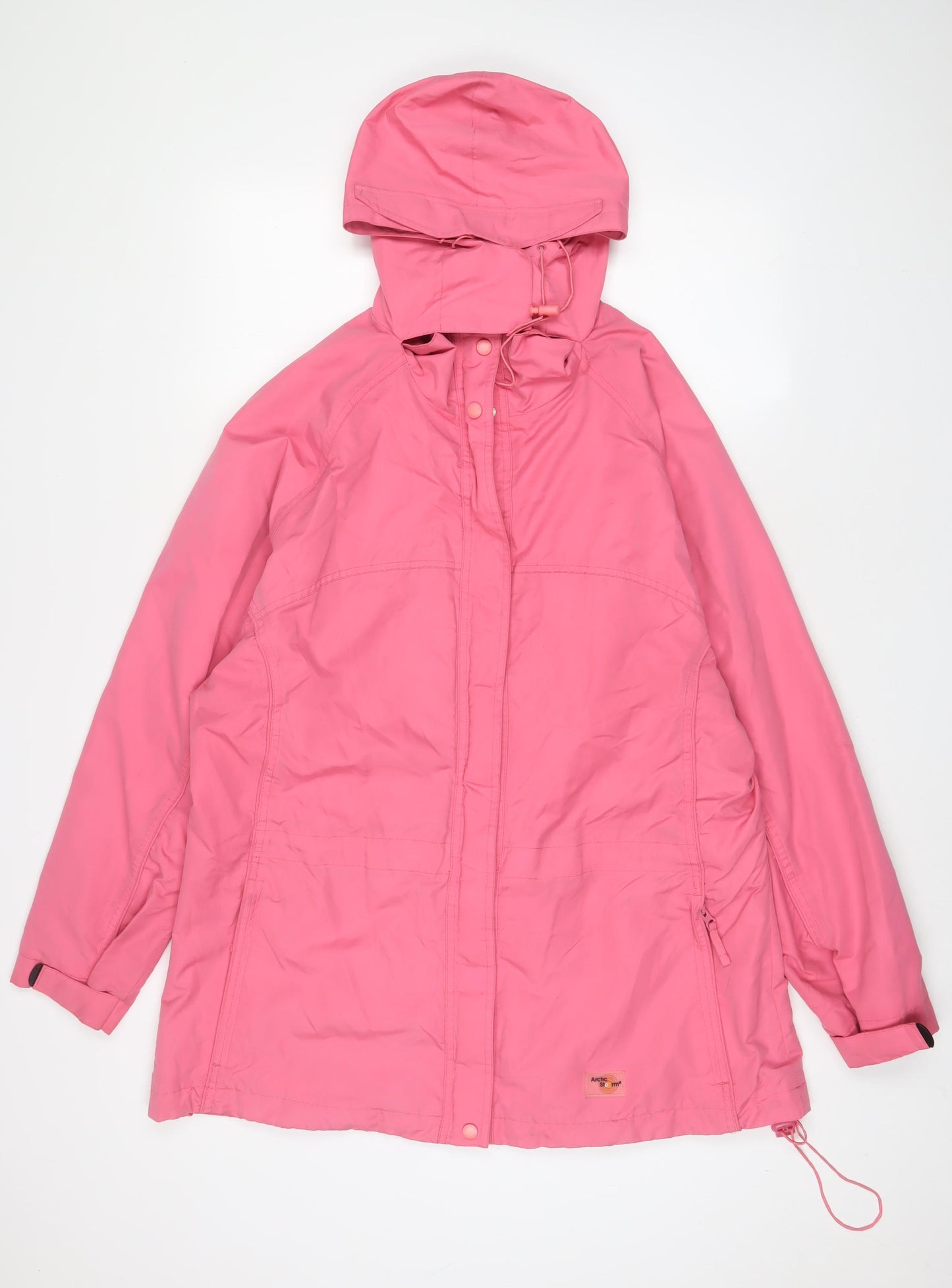 Artic Storm Womens Pink Jacket Size 20 Zip - Logo, Zip pockets