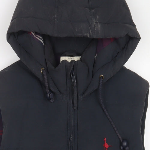 Jack Wills Mens Blue Gilet Jacket Size S Zip