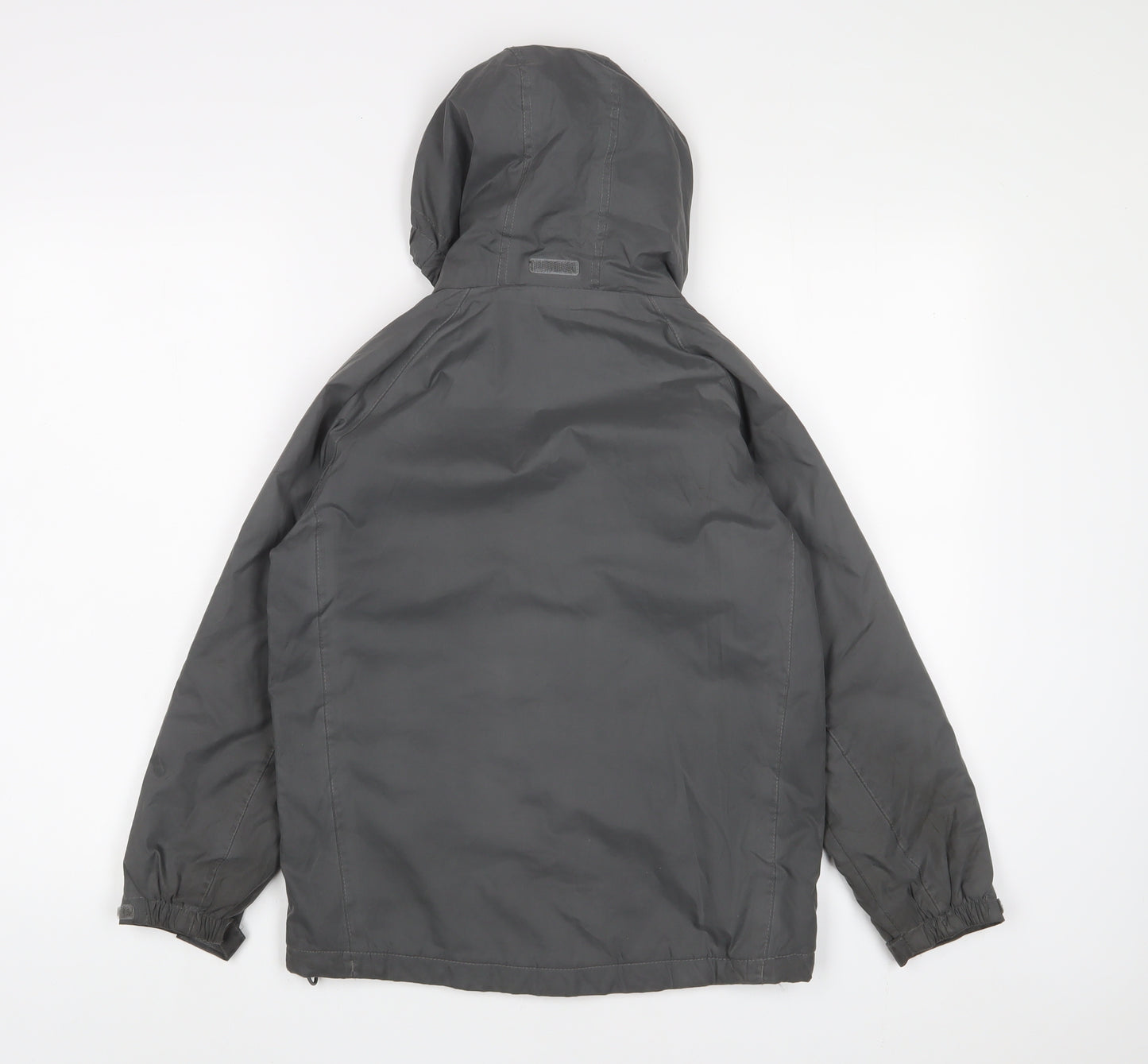 Peter Storm Boys Grey Basic Coat Coat Size 9-10 Years Zip - Zip Pockets'