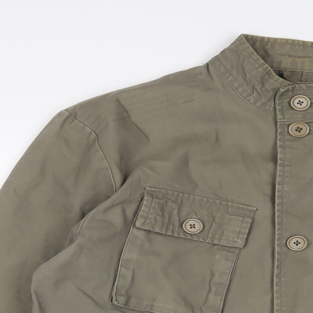 Simon Clark Mens Green Jacket Size S Zip