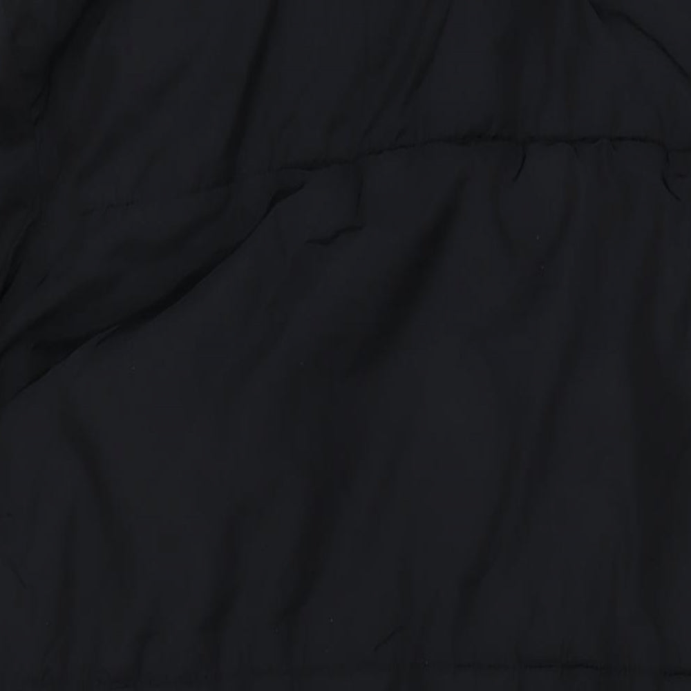 H&M Womens Blue Quilted Coat Size L Zip - Pockets