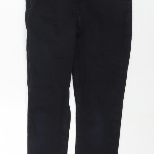 Topshop Womens Black Cotton Skinny Jeans Size 28 in L28 in Regular Zip