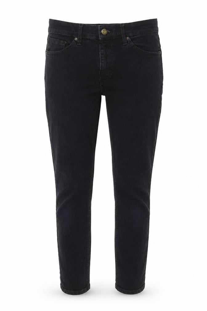 Topshop Womens Black Cotton Skinny Jeans Size 28 in L28 in Regular Zip
