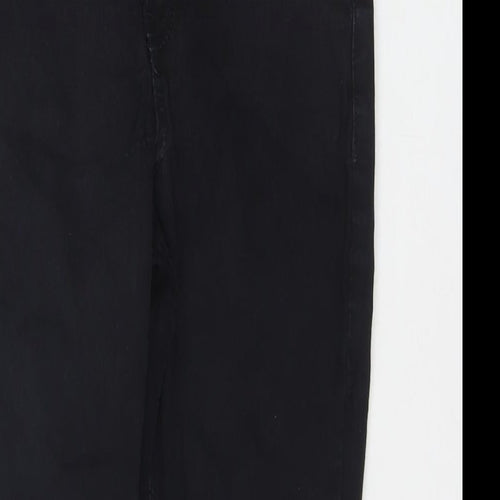 Topshop Womens Black Cotton Skinny Jeans Size 28 in L28 in Regular Zip