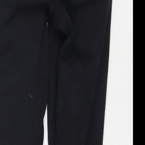 Topshop Womens Black Cotton Skinny Jeans Size 28 in L28 in Regular Zip