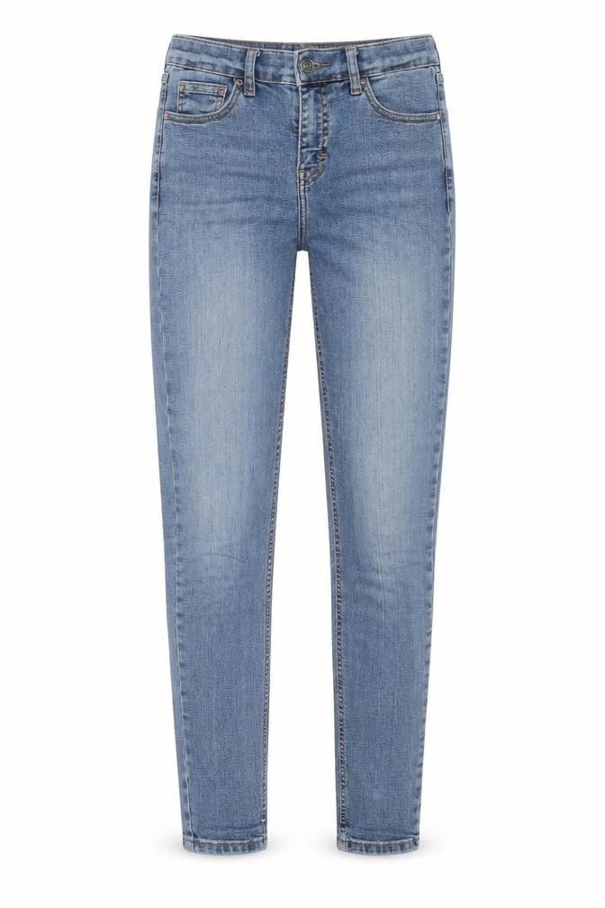 Topshop Womens Blue Cotton Skinny Jeans Size 26 in L32 in Regular Zip