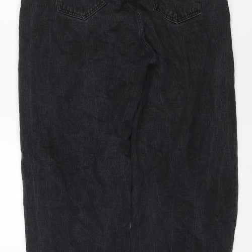 See See Womens Black Cotton Straight Jeans Size 10 L28 in Regular Zip