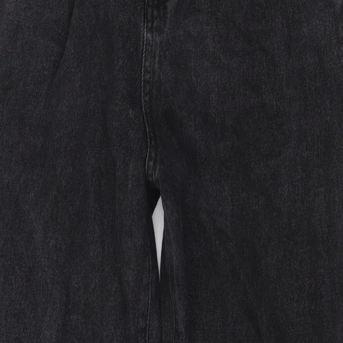 See See Womens Black Cotton Straight Jeans Size 10 L28 in Regular Zip