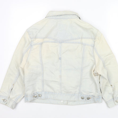 New Look Womens Blue Jacket Size 18 Button