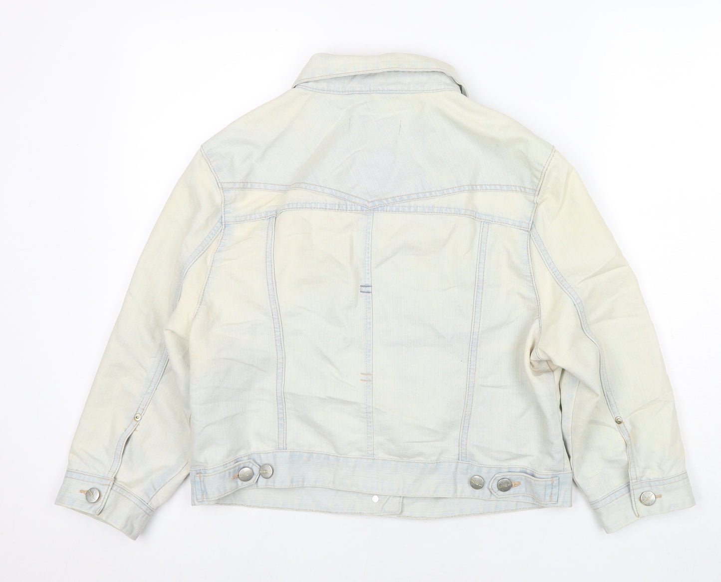 New Look Womens Blue Jacket Size 18 Button