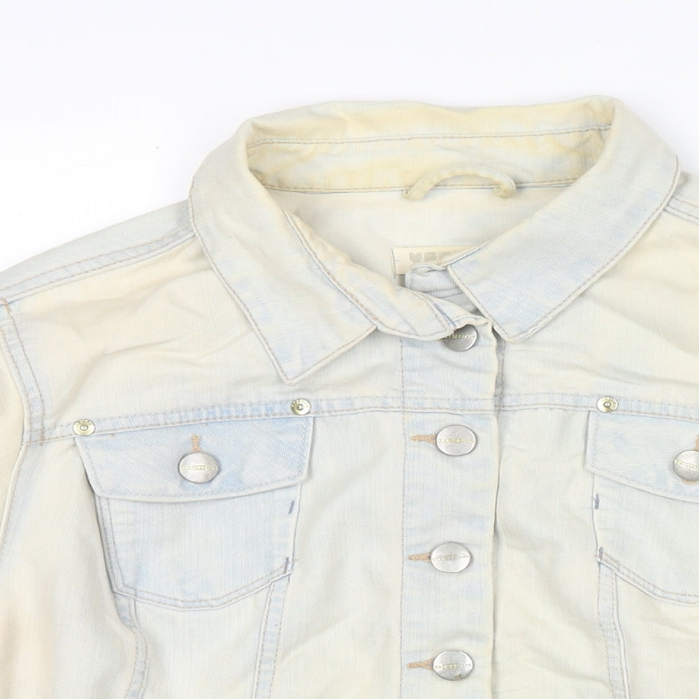 New Look Womens Blue Jacket Size 18 Button