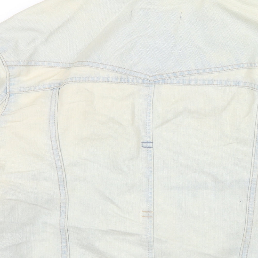 New Look Womens Blue Jacket Size 18 Button