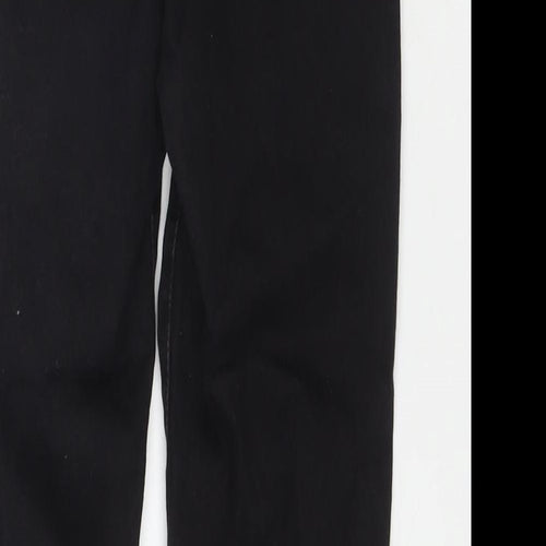 Denim & Co. Womens Black Cotton Skinny Jeans Size 14 L25 in Regular Zip