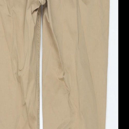 Tommy Hilfiger Womens Brown Cotton Straight Jeans Size 8 L25 in Regular Zip - Zip Detail